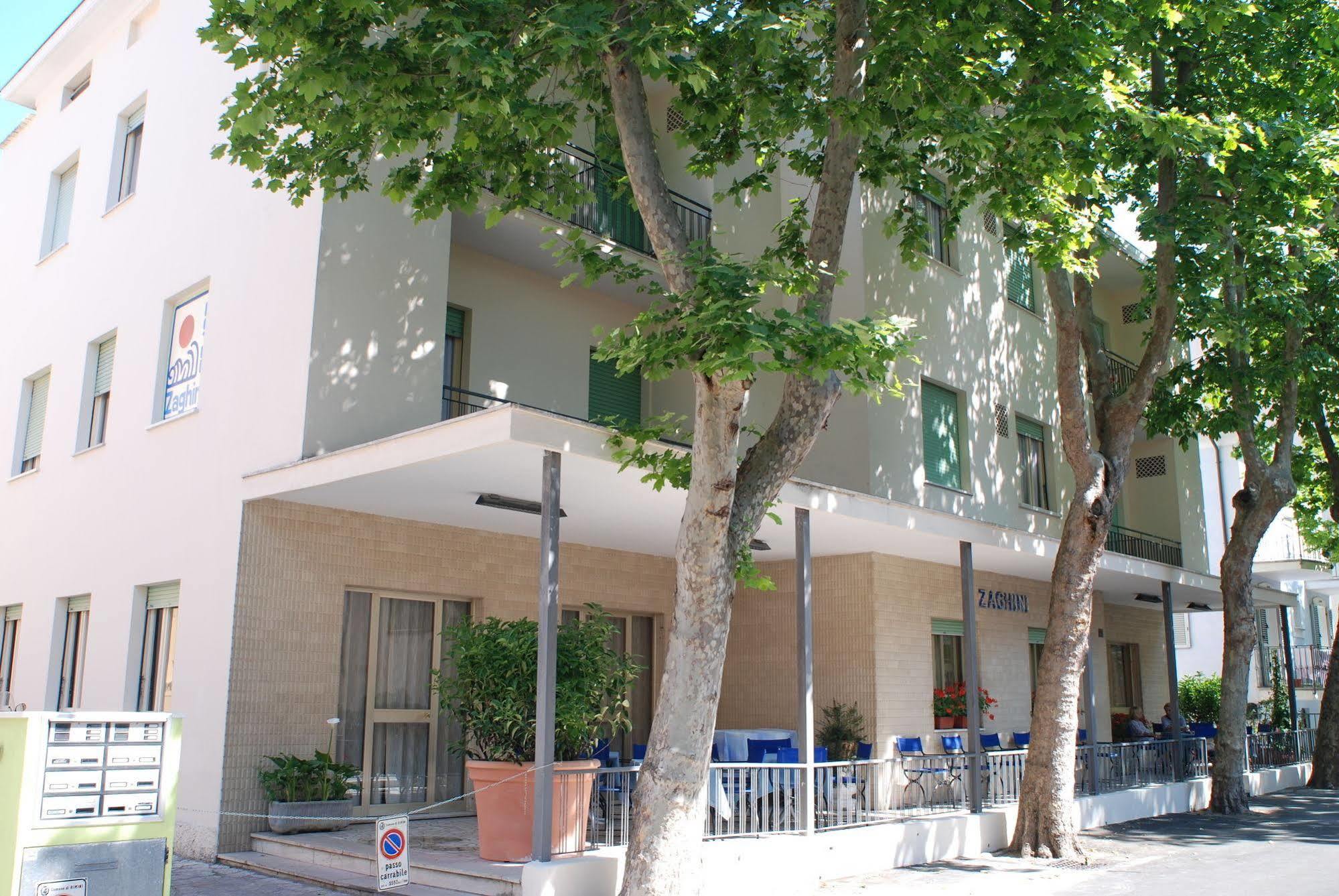 רימיני Hotel Zaghini מראה חיצוני תמונה